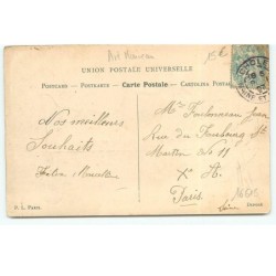 n°16615 - Art Nouveau - Bonne Année - Jeune femme