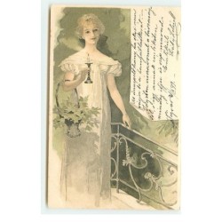 n°16619 - Jeune Femme avec...
