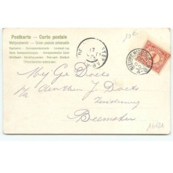 n°16621 - Art Nouveau - Jeune Femme jouant avec des voiles