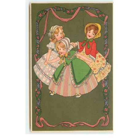 n°16622 - Meissner - Fillettes faisant une ronde