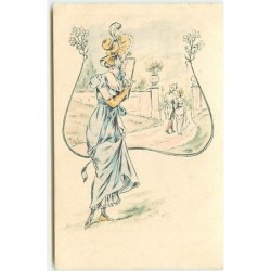 n°1665 - Femme regardant un...