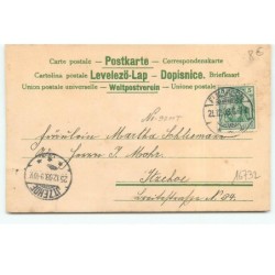 n°16732 - Fröhliche Weihnachten - Tête d'anges dans un ciel étoilé