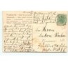 n°16884 - Carte Gaufrée - Fröhliche Ostern - Garçon donnant de l'herbe à un mouton
