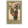 n°169 - Ethel Parkinson - MM Vienne n°232 - Heureuse Année -Homme portant un sapin