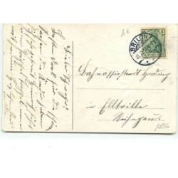 n°10636 - Carte Fantaisie Gaufrée - Glückliches Neujahr - Fillette - 1 Jan