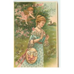 n°16968 - Carte Gaufrée -...