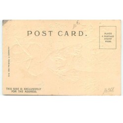 n°16968 - Carte Gaufrée - My Valentine - Cupidon visant une jeune femme