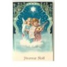 n°16976 - Carte Gaufrée - Heureux Noël - Anges chantant sous une étoile