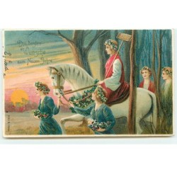 n°17028 - Carte Gaufrée -...