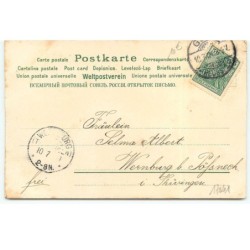 n°17041 - Postkarde mit Blumenduft - Fillette s'occupant de fleurs
