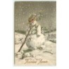 n°17090 - Orens - Heureuse Année - Bonhomme de neige