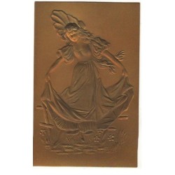 n°17115 - Carte Gaufrée...