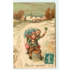n°17135 - Carte Gaufrée -...