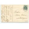 n°17179 - Carte Gaufrée - Prosit Neujahr - Anges sonnnant sur une pendule