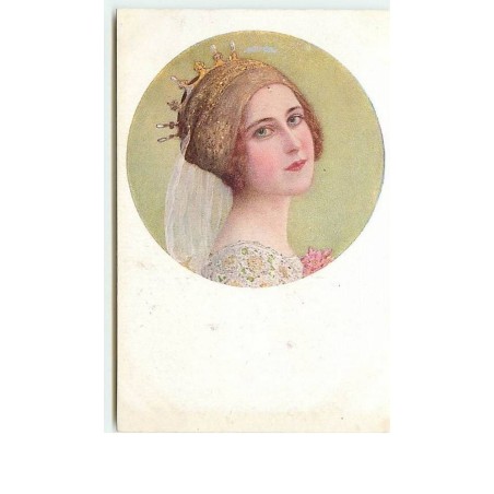 n°10663 - Carte Fantaisie - MM Vienne n°915 - Femme n°1