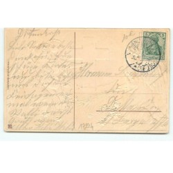 n°17224 - Carte Gaufrée - Gesegnete Ostern ! - Anges Gardiens priant