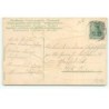n°17233 - Carte Gaufrée - Garçon empilant des dés sous le regard d'une fillette