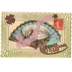 n°17254 - Carte avec chromo...