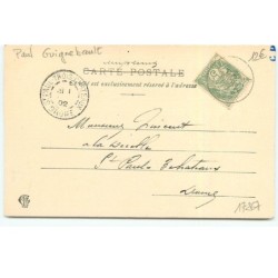 n°17267 - Paul Guignebault - Militaire marchant sur la queue d'un poisson géant