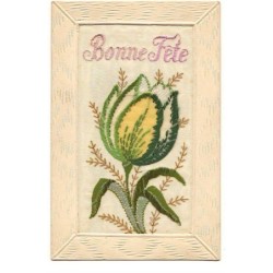 n°17303 - Carte Brodée -...