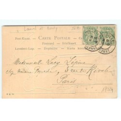 n°17324 - Carte Gaufrée - Laurel et Hardy