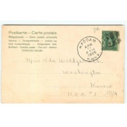 n°17334 - With Easter Love - Achenbach - Enfant jouant avec des oeufs