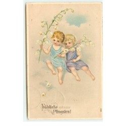 n°17338 - Carte Gaufrée -...