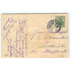 n°17345 - Carte Gaufrée - Clapsaddle - Enfant sous la neige