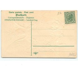 n°10672 - Carte Fantaisie Gaufrée - Fröhliche Weihnachten - Ange et Angelots