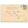 n°17365 - Carte Gaufrée - Art Nouveau - Jeune femme type gitane