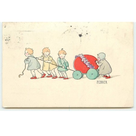 n°17409 - P. Ebner - MM Vienne n° 1338 - Enfants tirant un oeufs