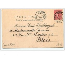 n°1744 - Fillettes jouant au badminton - Publicité H. Noyau-Didier à Tours