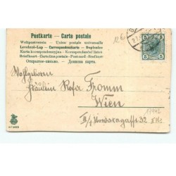 n°17442 - Prosit Neujahr - Ramoneur portant dans les bras un cochon
