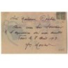 n°17456 - Carte Celluloid - Heureuse Pâques - Cloche et pensées