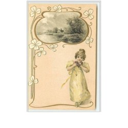 n°1746 - Carte Gaufrée avec...