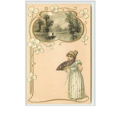 n°1747 - Carte Gaufrée avec...