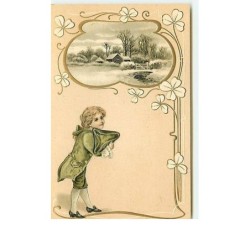 n°1748 - Carte Gaufrée avec...