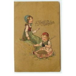 n°17484 - Carte Gaufrée - A...