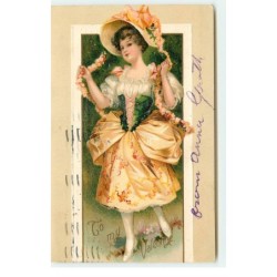 n°17487 - Carte Gaufrée -...