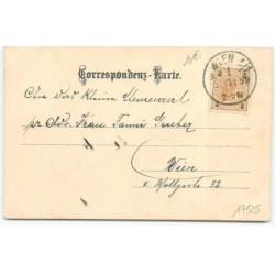 n°17525 - Imitation Bois - Enfant arrossant des fleurs