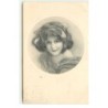 n°17561 - MM Vienne n°371 - Portrait d'une jeune fille dans un médaillon