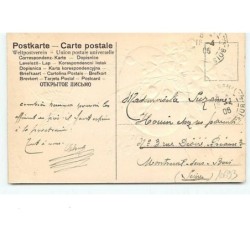 n°10693 - Carte Fantaisie Gaufrée - Joyeuse Pâques - Colombes et oeuf