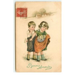 n°17583 - Carte Gaufrée -...