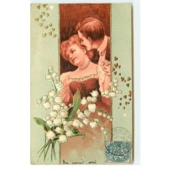 n°17589 - Carte Gaufrée -...