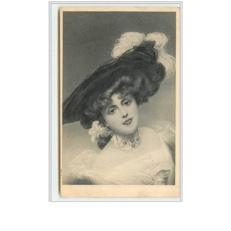 n°1761 - Femme avec chapeau