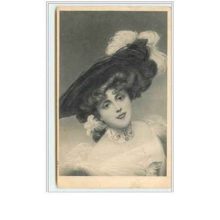 n°1761 - Femme avec chapeau