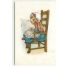 n°17613 - MM Vienne n°635 - Fillette assise lisant un journal
