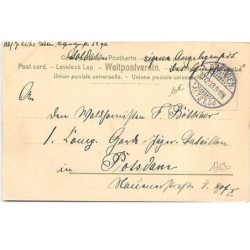 n°17630 - Prosit Neujahr - Hommes jouant de la musique, buvant, dormant - Multi-vues