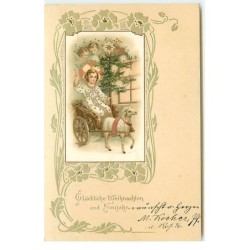 n°17631 - Carte Gaufrée -...