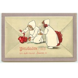 n°17634 - Carte Gaufrée -...